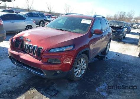 2016 Jeep Cherokee Limited from USA, damaged, VIN 1C4PJMDS2GW172228